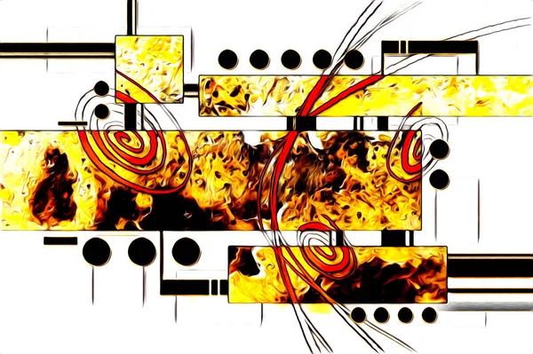 soyut renk tasarımı resim çizimi eskiz retro vintage