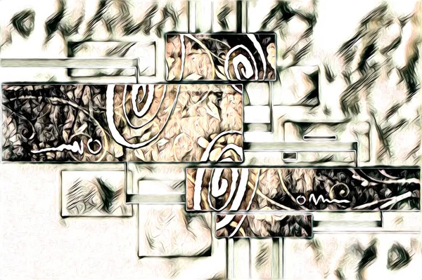 soyut renk tasarımı resim çizimi eskiz retro vintage