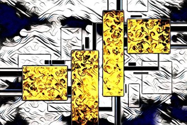 soyut renk tasarımı resim çizimi eskiz retro vintage