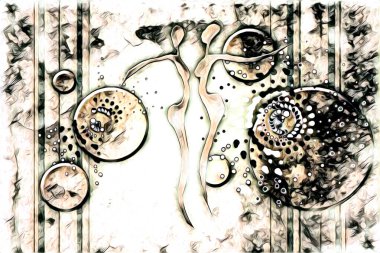 Afrikalı etnik retro vintage çizim çizimi