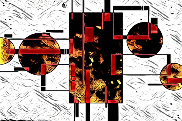 soyut renk tasarımı resim çizimi eskiz retro vintage