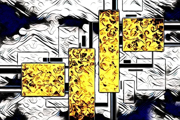 soyut renk tasarımı resim çizimi eskiz retro vintage