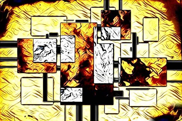 soyut renk tasarımı resim çizimi eskiz retro vintage