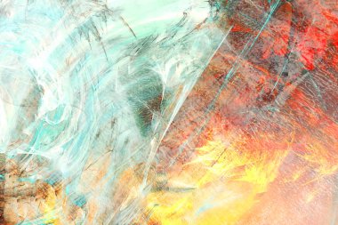 Ombre, boho, metin veya resim için alanı olan grunge arkaplanı