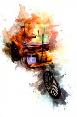 İnsanlar için bisiklet, illüstrasyon sanatı, çizim, çizim