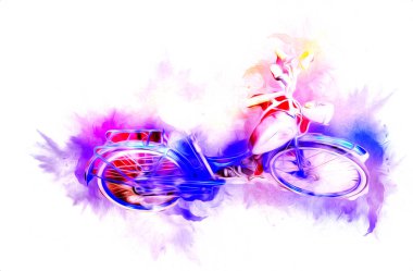 İnsanlar için bisiklet, illüstrasyon sanatı, çizim, çizim