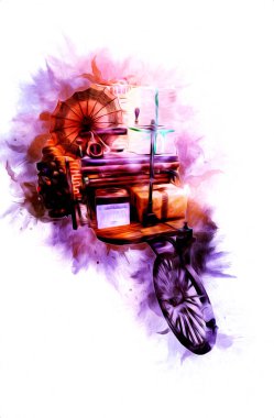 İnsanlar için bisiklet, illüstrasyon sanatı, çizim, çizim