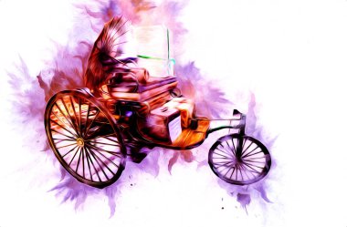 İnsanlar için bisiklet, illüstrasyon sanatı, çizim, çizim