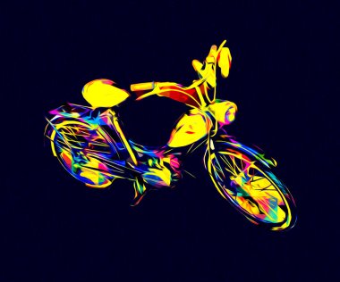 İnsanlar için bisiklet, illüstrasyon sanatı, çizim, çizim