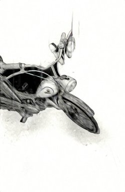 İnsanlar için bisiklet, illüstrasyon sanatı, çizim, çizim