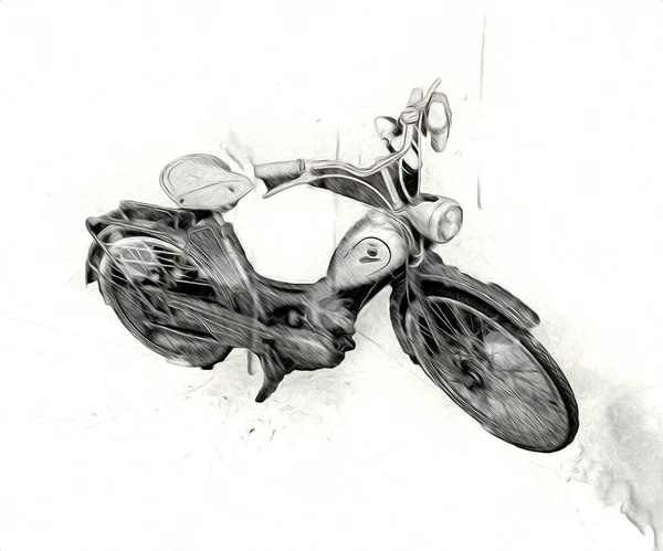 Bicycle for people, illustration art, drawing, sketch
