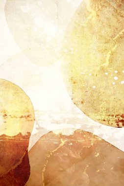 Soyut poster, çağdaş minimalist arka plan modern boho tarzı. Yüzyılın ortası duvar dekoru, sanat baskısı