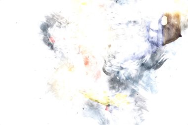 Beyaz bir arka planda izole edilmiş beyaz video oyunu joystickleri oyun alanı seti