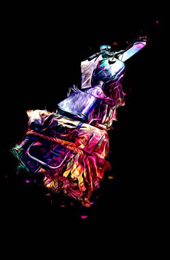 İkinci Dünya Savaşı 'ndan beri izole edilmiş beyaz bir geçmişi olan eski bir askeri motosiklet.