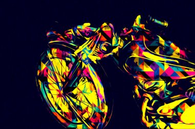 İkinci Dünya Savaşı 'ndan beri izole edilmiş beyaz bir geçmişi olan eski bir askeri motosiklet.