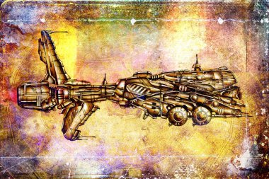 Cybernetic, visions, illustration of futuristic, metallic, science, fiction, male, humanoid,  cyborg, inside future world