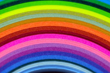 Abstract background with colored paper, rainbow colors