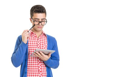 tablet having üzmek ile genç grafik tasarımcı
