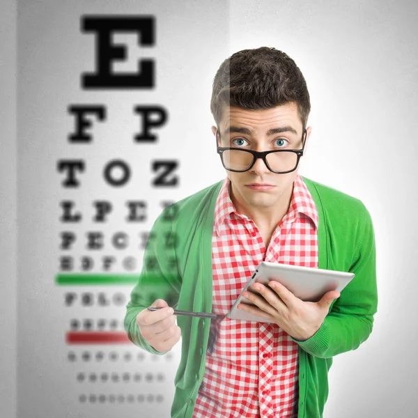 Eye vision problem — Stock Photo, Image