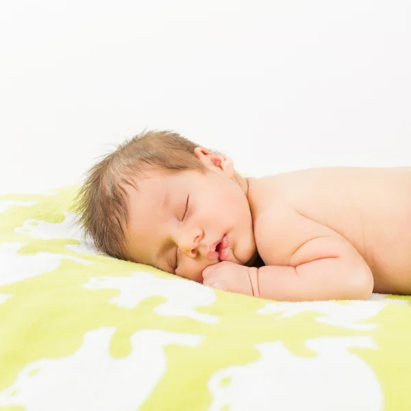Sorglos schlafendes Baby — Stockfoto