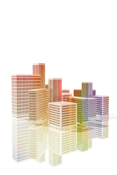 Office buildings in the city — Stock Photo, Image