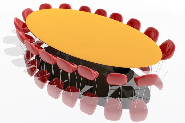 Boardroom table — Stock Photo, Image