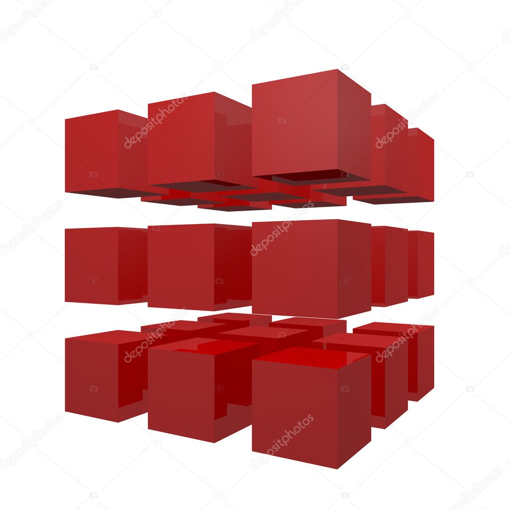 3D Cubes puzzle