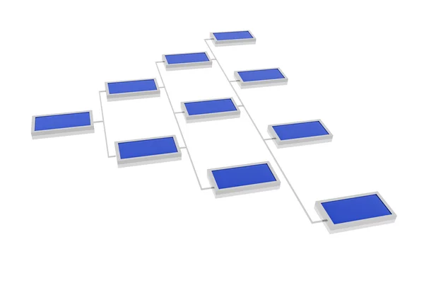 Organizační diagram — Stock fotografie