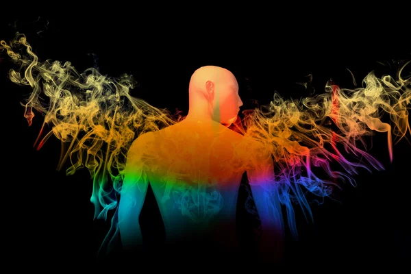 colorfulsmoke kanatlı melek