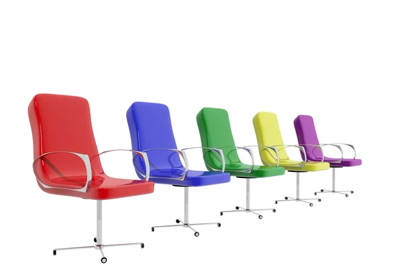 Colorful chairs — Stock Photo, Image