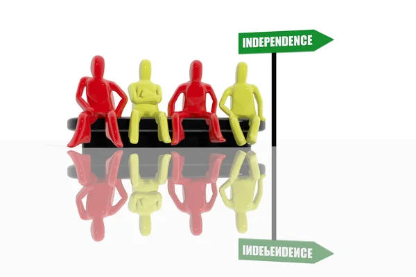 Bağımsızlık için bekleyen catalonia renkli resimler