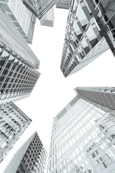 gökdelenler ve ofis binaları perspektif