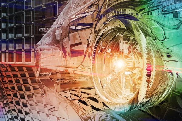 tekerlek yakın çekim futuristic Kiralık