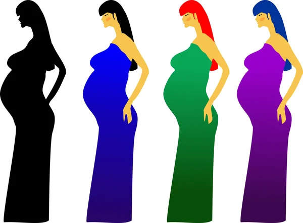 Pregnantwoman — Stock vektor