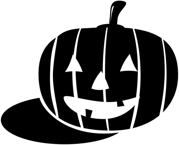 Charming halloween pumpkin — Stock Vector