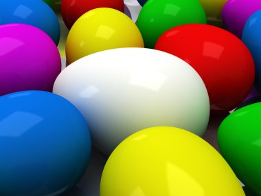 benzersiz beyaz yumurta