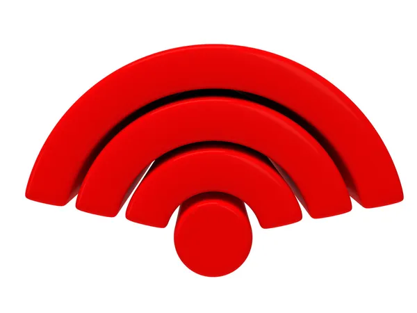 Simbolo della rete wireless — Foto Stock