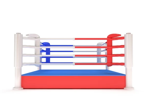 Boxring. hochauflösendes 3D-Rendering. — Stockfoto