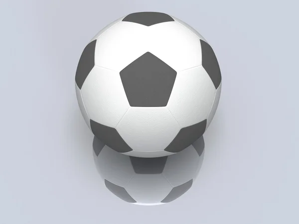 Futbol futbol topu izole. 3D. — Stok fotoğraf