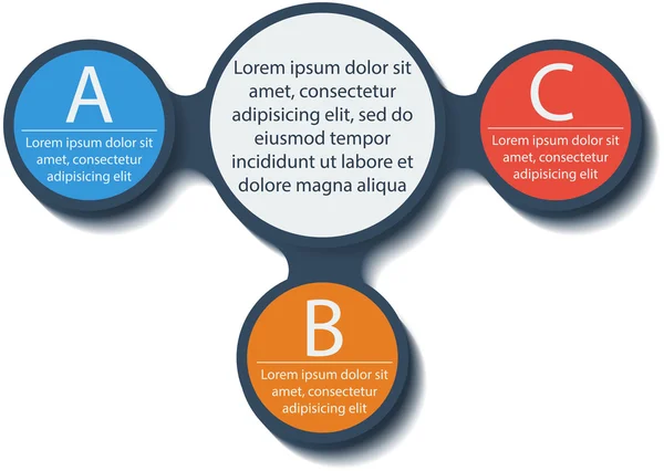 Éléments d'infographie du métabolisme. Vecteur . — Image vectorielle