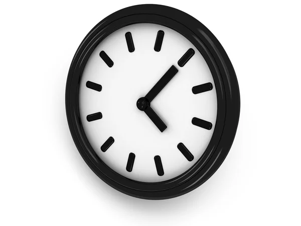 3D Round clock shows three o'clock — Stock Photo, Image