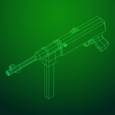 Hafif makineli tüfek Alman MP 40 dünya savaşı 2 ateşli silah tabancası