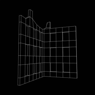 Harap olmuş bina ve beton, savaş yıkım konsepti