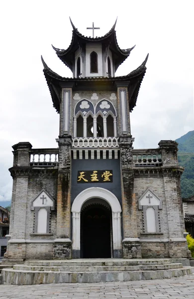 Igreja antiga chinesa — Fotografia de Stock