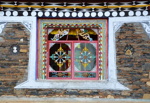 Tibet color window — Stock Photo, Image