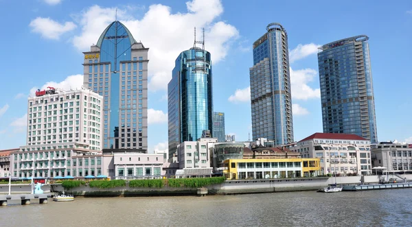 Paisaje urbano de la ciudad de shanghai — Foto de Stock