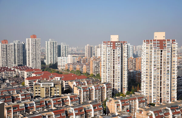Urban landscape of shanghai
