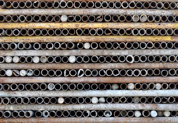 鋼鉄管の整理 — ストック写真