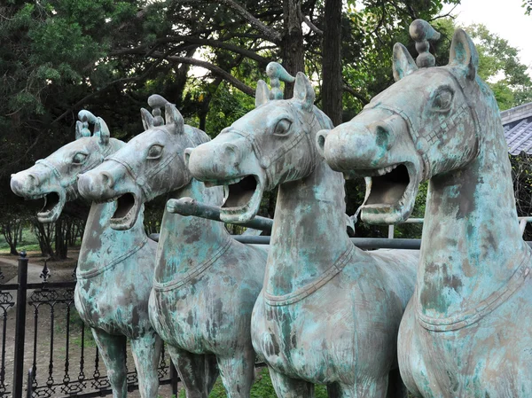 Chinese Bronze Horse — Stock Photo, Image