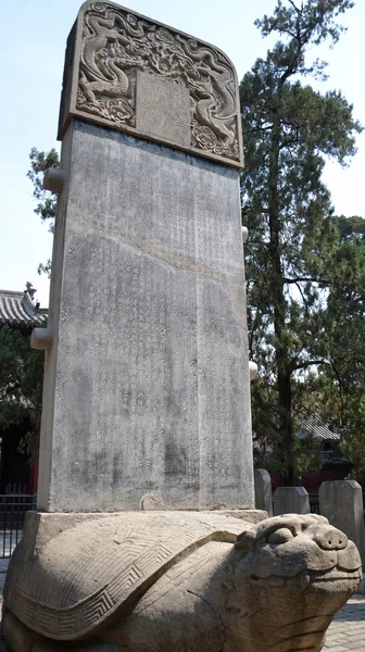 Chinese ancient stone steles — Stock Photo, Image